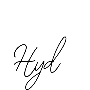 Also You can easily find your signature by using the search form. We will create Hyd name handwritten signature images for you free of cost using Bearetta-2O07w sign style. Hyd signature style 12 images and pictures png