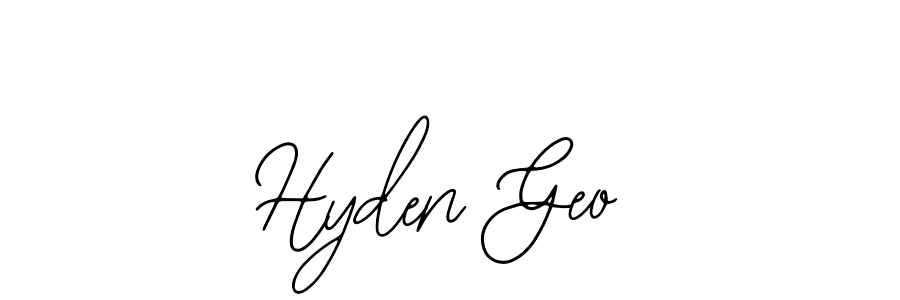 Design your own signature with our free online signature maker. With this signature software, you can create a handwritten (Bearetta-2O07w) signature for name Hyden Geo. Hyden Geo signature style 12 images and pictures png