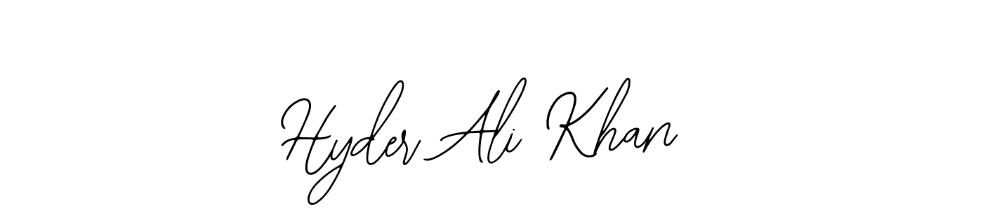 It looks lik you need a new signature style for name Hyder Ali Khan. Design unique handwritten (Bearetta-2O07w) signature with our free signature maker in just a few clicks. Hyder Ali Khan signature style 12 images and pictures png