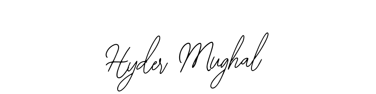 How to make Hyder Mughal signature? Bearetta-2O07w is a professional autograph style. Create handwritten signature for Hyder Mughal name. Hyder Mughal signature style 12 images and pictures png