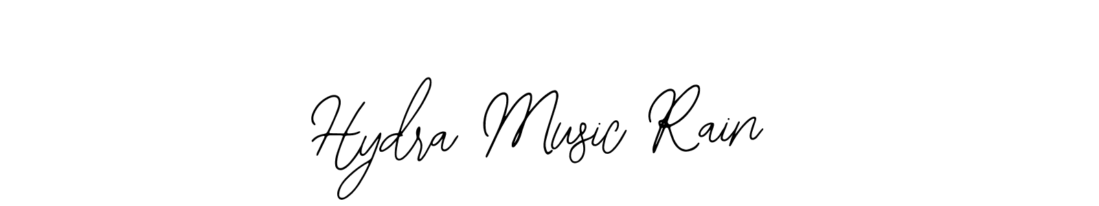 Design your own signature with our free online signature maker. With this signature software, you can create a handwritten (Bearetta-2O07w) signature for name Hydra Music Rain. Hydra Music Rain signature style 12 images and pictures png