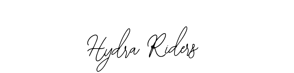 Use a signature maker to create a handwritten signature online. With this signature software, you can design (Bearetta-2O07w) your own signature for name Hydra Riders. Hydra Riders signature style 12 images and pictures png