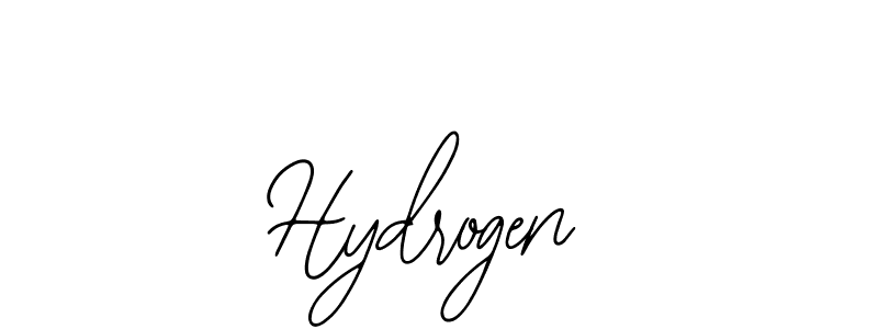 Make a beautiful signature design for name Hydrogen. With this signature (Bearetta-2O07w) style, you can create a handwritten signature for free. Hydrogen signature style 12 images and pictures png