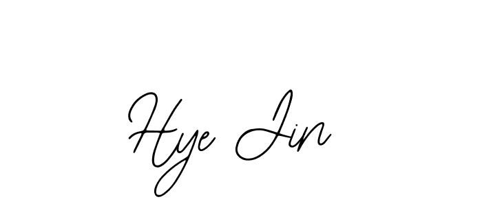 You should practise on your own different ways (Bearetta-2O07w) to write your name (Hye Jin) in signature. don't let someone else do it for you. Hye Jin signature style 12 images and pictures png