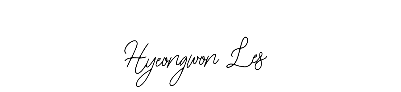 This is the best signature style for the Hyeongwon Les name. Also you like these signature font (Bearetta-2O07w). Mix name signature. Hyeongwon Les signature style 12 images and pictures png