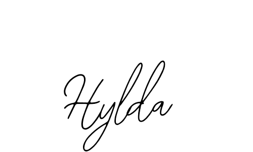 Make a beautiful signature design for name Hylda. Use this online signature maker to create a handwritten signature for free. Hylda signature style 12 images and pictures png