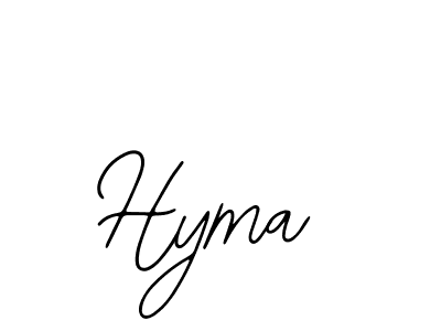 You should practise on your own different ways (Bearetta-2O07w) to write your name (Hyma) in signature. don't let someone else do it for you. Hyma signature style 12 images and pictures png