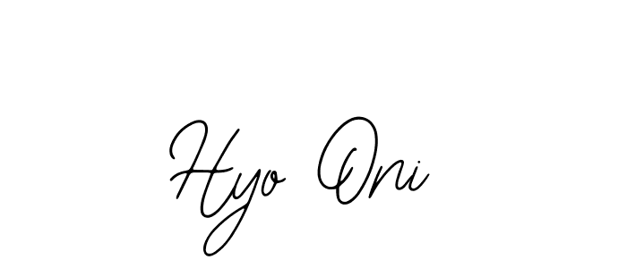 Create a beautiful signature design for name Hyo Oni. With this signature (Bearetta-2O07w) fonts, you can make a handwritten signature for free. Hyo Oni signature style 12 images and pictures png