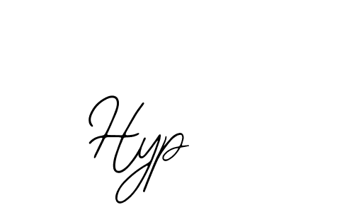 You should practise on your own different ways (Bearetta-2O07w) to write your name (Hyp  ) in signature. don't let someone else do it for you. Hyp   signature style 12 images and pictures png