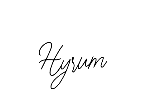 Similarly Bearetta-2O07w is the best handwritten signature design. Signature creator online .You can use it as an online autograph creator for name Hyrum. Hyrum signature style 12 images and pictures png