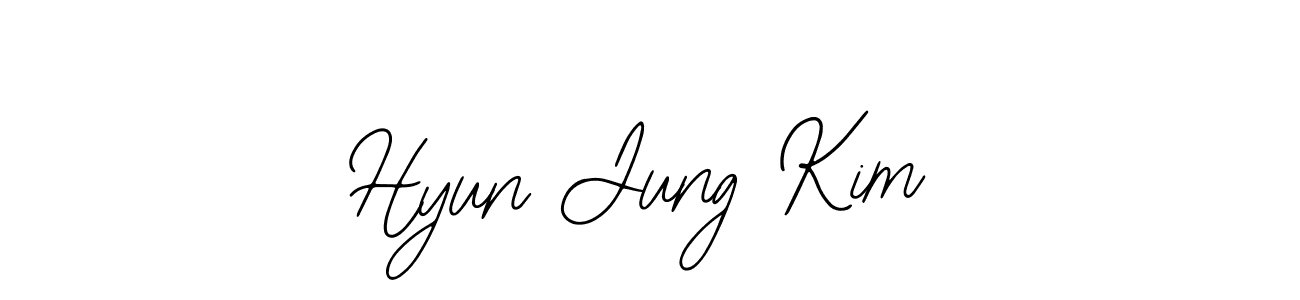 Also we have Hyun Jung Kim name is the best signature style. Create professional handwritten signature collection using Bearetta-2O07w autograph style. Hyun Jung Kim signature style 12 images and pictures png