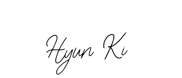 You should practise on your own different ways (Bearetta-2O07w) to write your name (Hyun Ki) in signature. don't let someone else do it for you. Hyun Ki signature style 12 images and pictures png