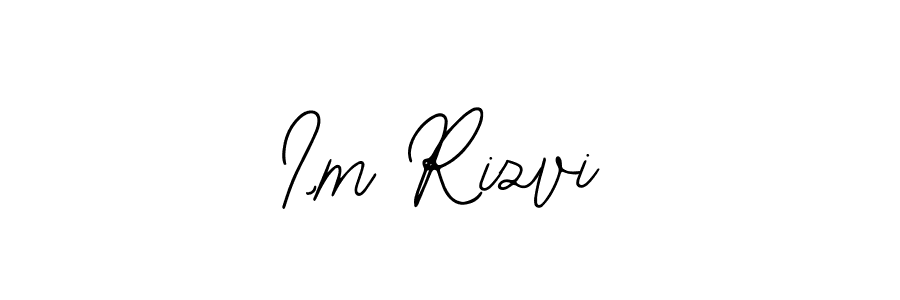 Make a beautiful signature design for name I,m Rizvi. With this signature (Bearetta-2O07w) style, you can create a handwritten signature for free. I,m Rizvi signature style 12 images and pictures png