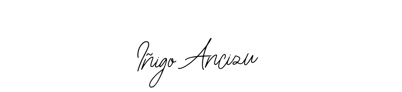 See photos of Iñigo Ancizu official signature by Spectra . Check more albums & portfolios. Read reviews & check more about Bearetta-2O07w font. Iñigo Ancizu signature style 12 images and pictures png