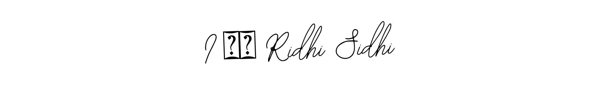 if you are searching for the best signature style for your name I ❤️ Ridhi Sidhi. so please give up your signature search. here we have designed multiple signature styles  using Bearetta-2O07w. I ❤️ Ridhi Sidhi signature style 12 images and pictures png