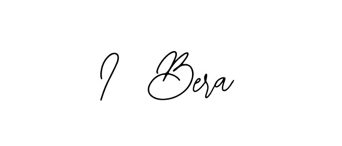 Make a beautiful signature design for name I  Bera. With this signature (Bearetta-2O07w) style, you can create a handwritten signature for free. I  Bera signature style 12 images and pictures png