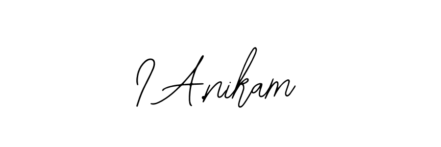This is the best signature style for the I A.nikam name. Also you like these signature font (Bearetta-2O07w). Mix name signature. I A.nikam signature style 12 images and pictures png