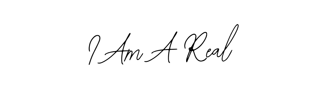 The best way (Bearetta-2O07w) to make a short signature is to pick only two or three words in your name. The name I Am A Real include a total of six letters. For converting this name. I Am A Real signature style 12 images and pictures png