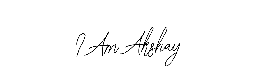 How to make I Am Akshay name signature. Use Bearetta-2O07w style for creating short signs online. This is the latest handwritten sign. I Am Akshay signature style 12 images and pictures png