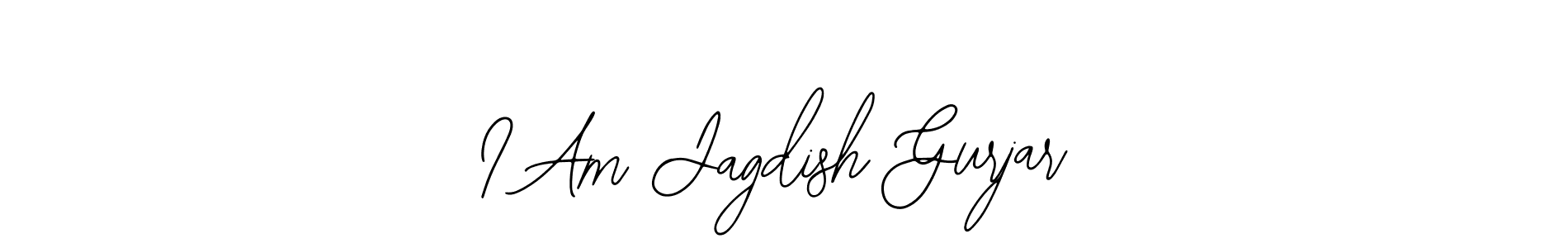 How to make I Am Jagdish Gurjar name signature. Use Bearetta-2O07w style for creating short signs online. This is the latest handwritten sign. I Am Jagdish Gurjar signature style 12 images and pictures png