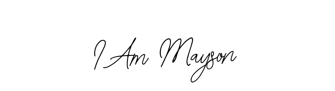 Use a signature maker to create a handwritten signature online. With this signature software, you can design (Bearetta-2O07w) your own signature for name I Am Mayson. I Am Mayson signature style 12 images and pictures png