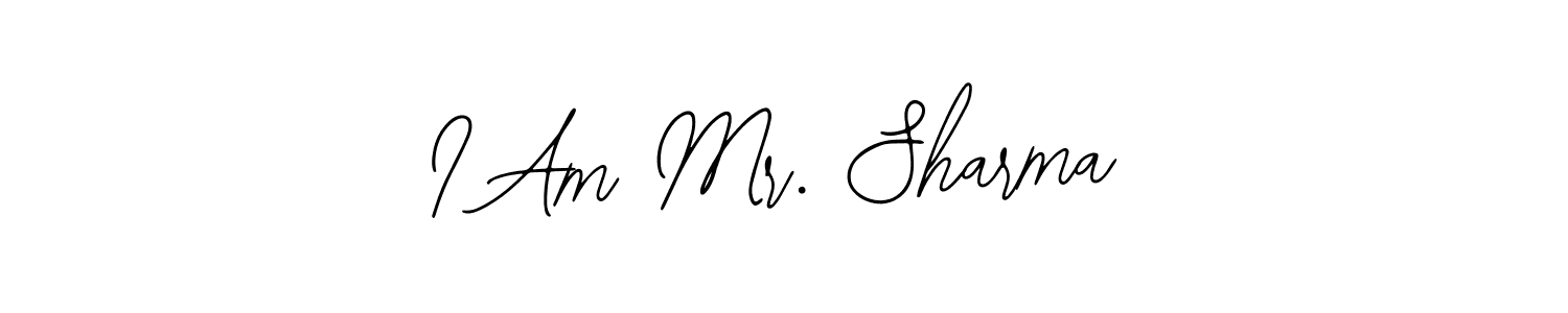 Bearetta-2O07w is a professional signature style that is perfect for those who want to add a touch of class to their signature. It is also a great choice for those who want to make their signature more unique. Get I Am Mr. Sharma name to fancy signature for free. I Am Mr. Sharma signature style 12 images and pictures png