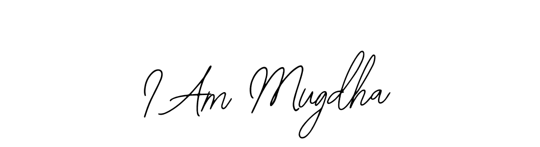 Make a beautiful signature design for name I Am Mugdha. With this signature (Bearetta-2O07w) style, you can create a handwritten signature for free. I Am Mugdha signature style 12 images and pictures png