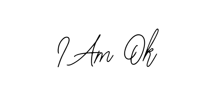 Check out images of Autograph of I Am Ok name. Actor I Am Ok Signature Style. Bearetta-2O07w is a professional sign style online. I Am Ok signature style 12 images and pictures png