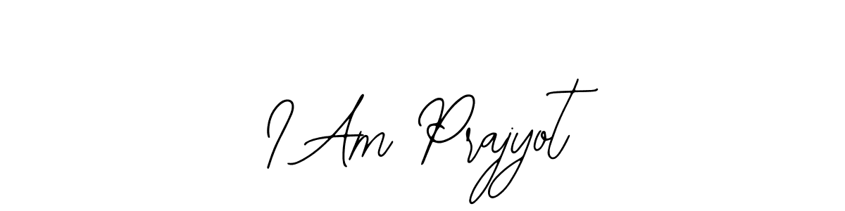 It looks lik you need a new signature style for name I Am Prajyot. Design unique handwritten (Bearetta-2O07w) signature with our free signature maker in just a few clicks. I Am Prajyot signature style 12 images and pictures png