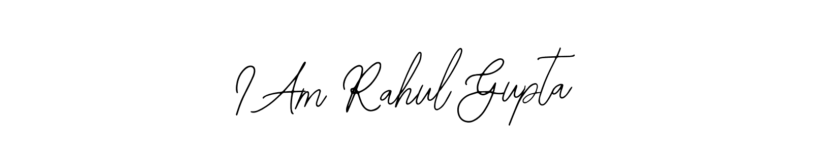 Make a short I Am Rahul Gupta signature style. Manage your documents anywhere anytime using Bearetta-2O07w. Create and add eSignatures, submit forms, share and send files easily. I Am Rahul Gupta signature style 12 images and pictures png