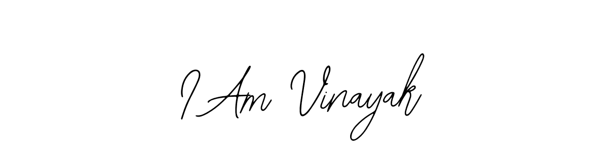 The best way (Bearetta-2O07w) to make a short signature is to pick only two or three words in your name. The name I Am Vinayak include a total of six letters. For converting this name. I Am Vinayak signature style 12 images and pictures png