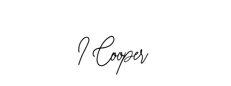 Make a beautiful signature design for name I Cooper. With this signature (Bearetta-2O07w) style, you can create a handwritten signature for free. I Cooper signature style 12 images and pictures png