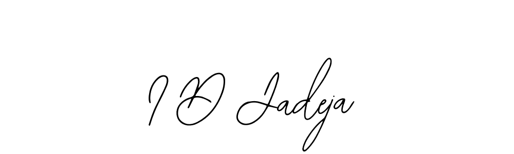 Also we have I D Jadeja name is the best signature style. Create professional handwritten signature collection using Bearetta-2O07w autograph style. I D Jadeja signature style 12 images and pictures png