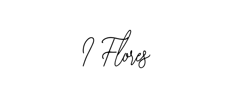 Design your own signature with our free online signature maker. With this signature software, you can create a handwritten (Bearetta-2O07w) signature for name I Flores. I Flores signature style 12 images and pictures png