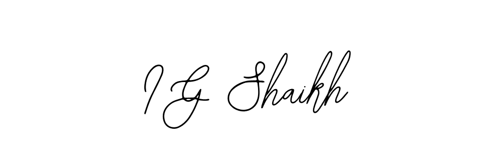 How to Draw I G Shaikh signature style? Bearetta-2O07w is a latest design signature styles for name I G Shaikh. I G Shaikh signature style 12 images and pictures png
