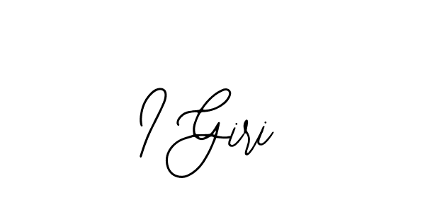 Also we have I Giri name is the best signature style. Create professional handwritten signature collection using Bearetta-2O07w autograph style. I Giri signature style 12 images and pictures png