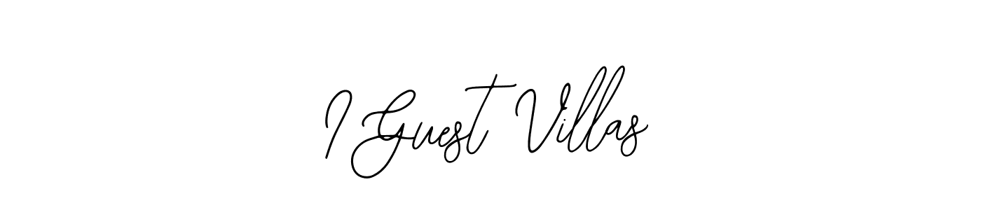 Once you've used our free online signature maker to create your best signature Bearetta-2O07w style, it's time to enjoy all of the benefits that I Guest Villas name signing documents. I Guest Villas signature style 12 images and pictures png