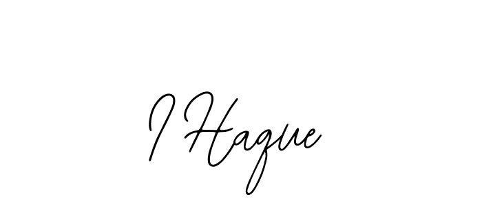 Best and Professional Signature Style for I Haque. Bearetta-2O07w Best Signature Style Collection. I Haque signature style 12 images and pictures png