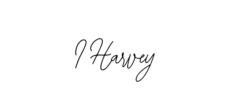 Use a signature maker to create a handwritten signature online. With this signature software, you can design (Bearetta-2O07w) your own signature for name I Harvey. I Harvey signature style 12 images and pictures png