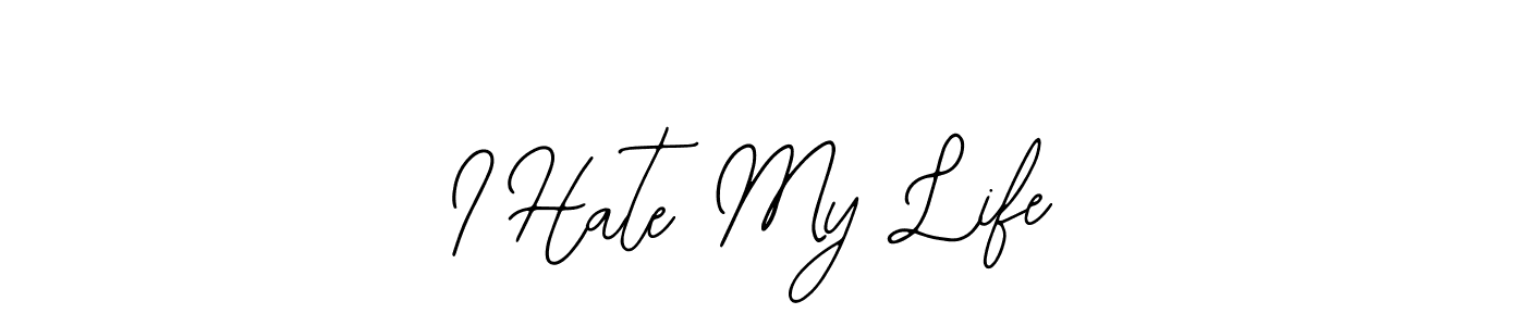 Best and Professional Signature Style for I Hate My Life. Bearetta-2O07w Best Signature Style Collection. I Hate My Life signature style 12 images and pictures png