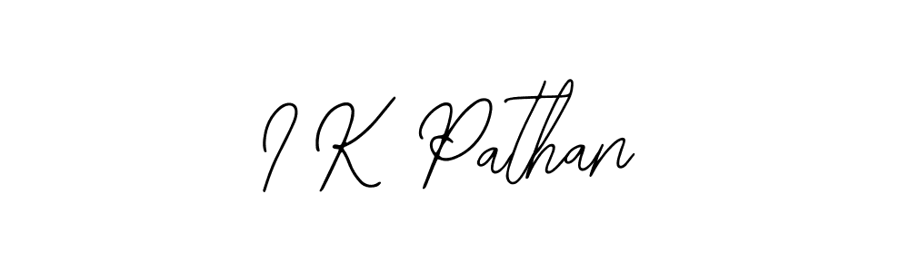 if you are searching for the best signature style for your name I K Pathan. so please give up your signature search. here we have designed multiple signature styles  using Bearetta-2O07w. I K Pathan signature style 12 images and pictures png