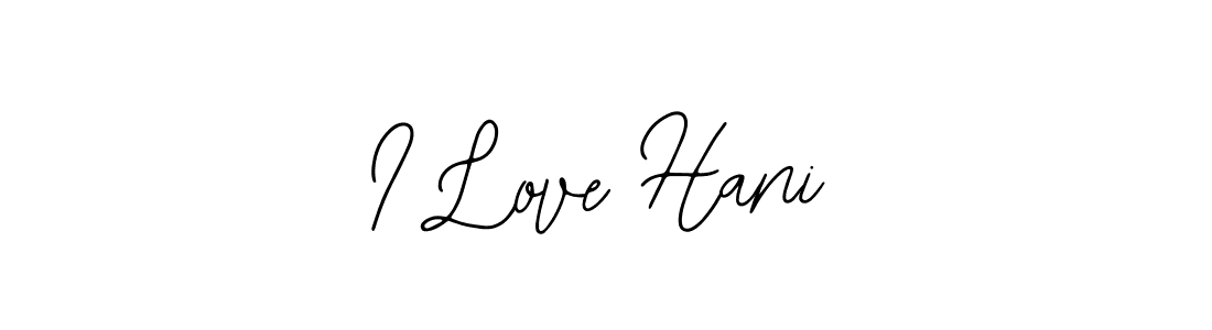 Create a beautiful signature design for name I Love Hani. With this signature (Bearetta-2O07w) fonts, you can make a handwritten signature for free. I Love Hani signature style 12 images and pictures png