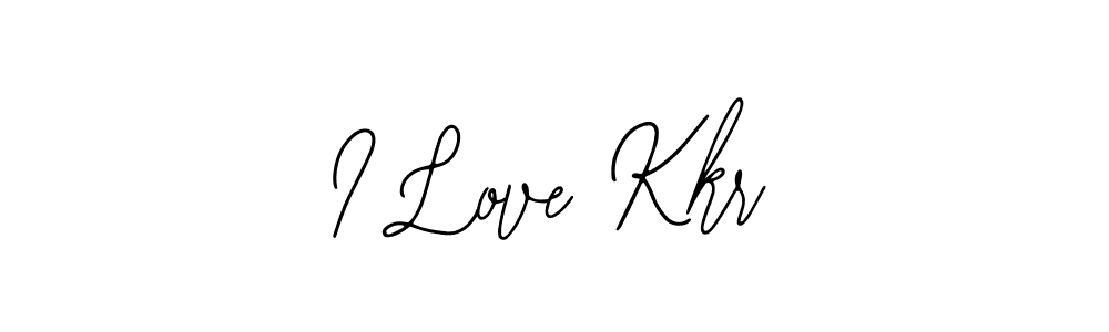 Bearetta-2O07w is a professional signature style that is perfect for those who want to add a touch of class to their signature. It is also a great choice for those who want to make their signature more unique. Get I Love Kkr name to fancy signature for free. I Love Kkr signature style 12 images and pictures png