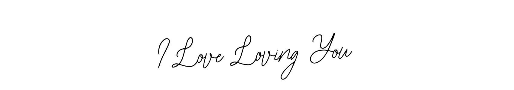 Also we have I Love Loving You name is the best signature style. Create professional handwritten signature collection using Bearetta-2O07w autograph style. I Love Loving You signature style 12 images and pictures png