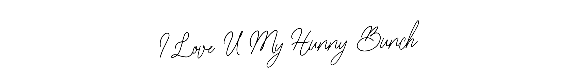 How to Draw I Love U My Hunny Bunch signature style? Bearetta-2O07w is a latest design signature styles for name I Love U My Hunny Bunch. I Love U My Hunny Bunch signature style 12 images and pictures png