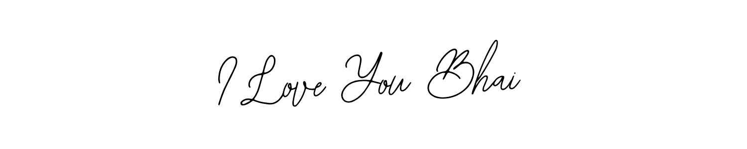 Also You can easily find your signature by using the search form. We will create I Love You Bhai name handwritten signature images for you free of cost using Bearetta-2O07w sign style. I Love You Bhai signature style 12 images and pictures png