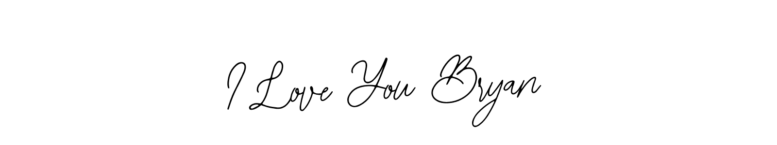 How to make I Love You Bryan signature? Bearetta-2O07w is a professional autograph style. Create handwritten signature for I Love You Bryan name. I Love You Bryan signature style 12 images and pictures png