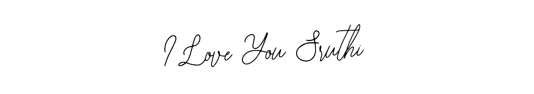 I Love You Sruthi stylish signature style. Best Handwritten Sign (Bearetta-2O07w) for my name. Handwritten Signature Collection Ideas for my name I Love You Sruthi. I Love You Sruthi signature style 12 images and pictures png