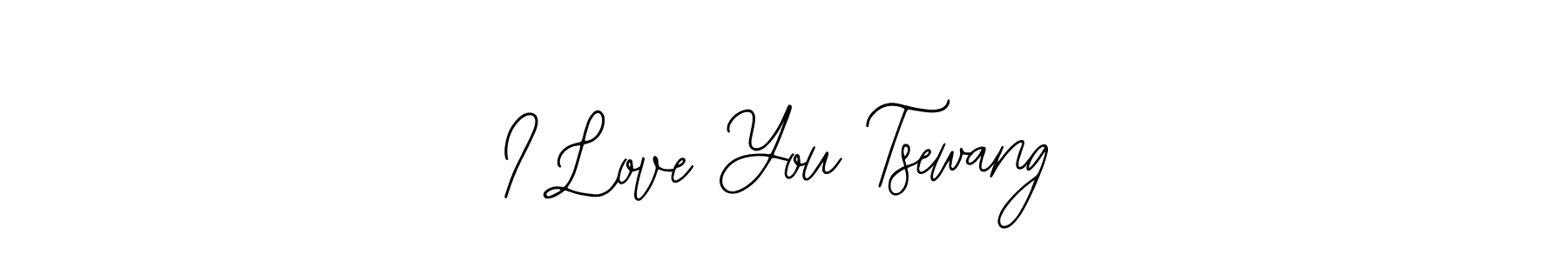 if you are searching for the best signature style for your name I Love You Tsewang. so please give up your signature search. here we have designed multiple signature styles  using Bearetta-2O07w. I Love You Tsewang signature style 12 images and pictures png