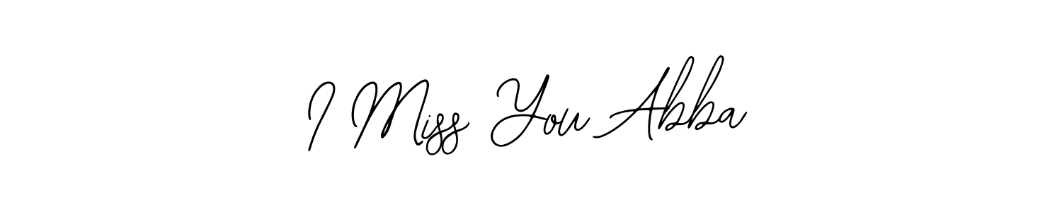 Make a beautiful signature design for name I Miss You Abba. Use this online signature maker to create a handwritten signature for free. I Miss You Abba signature style 12 images and pictures png